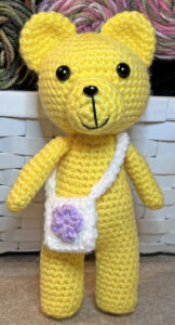 mother's day gift, teddy bear plush, handmade crochet teddy bear