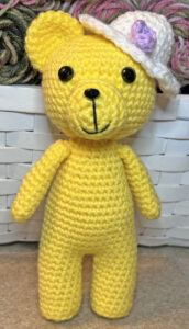 mother's day gift, teddy bear plush, handmade crochet teddy bear