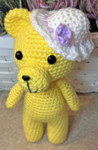 mother's day gift, teddy bear plush, handmade crochet teddy bear