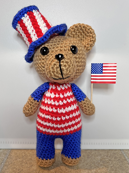 Patriotic 4th of July Teddy Bear