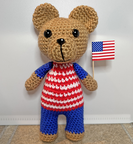 Patriotic 4th of July Teddy Bear