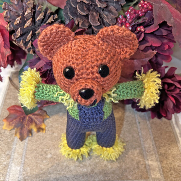 teddy bear, fall decor, thanksgiving decor, home decor, scarecrow, fall wreath